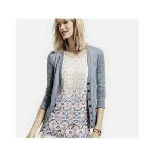 Heart of Cabi #250 Mosaic Pastel Ombre Print Layered Lined Tank Top Size M